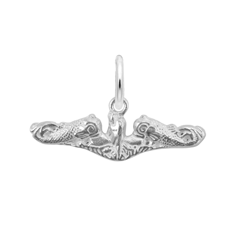 Submarine Warfare Dolphins Charm