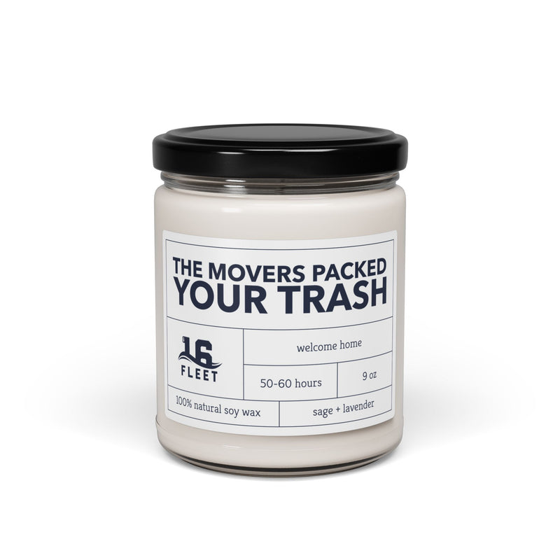 The Movers Packed Your Trash Candle