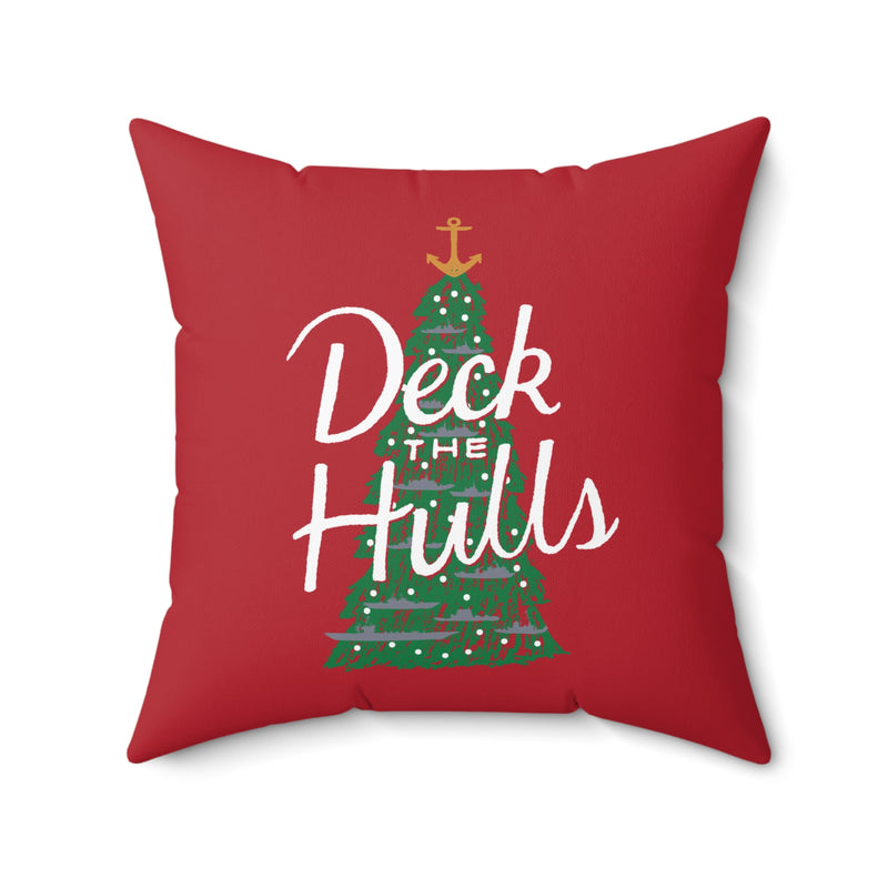 Deck The Hulls 20x20 Pillow: Ships