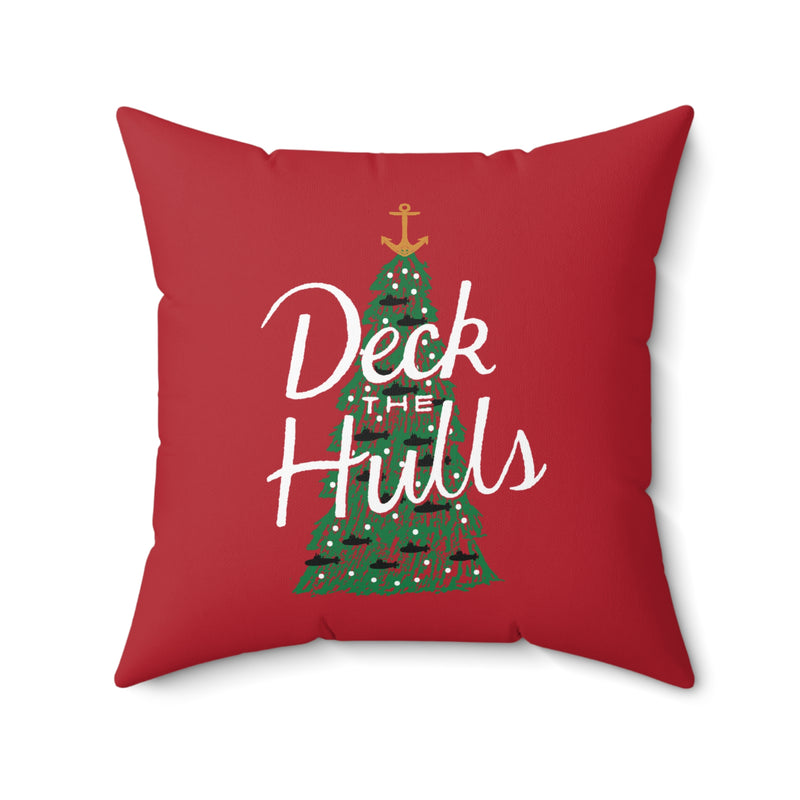 Deck The Hulls 20x20 Pillow: Submarines