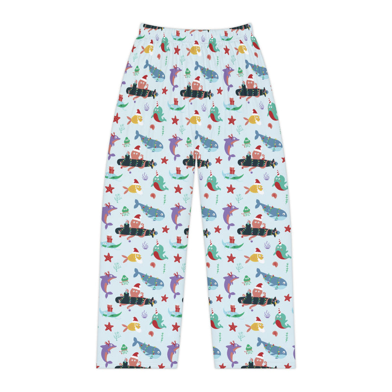 Kraken Christmas Women's Lounge Pants: Blue