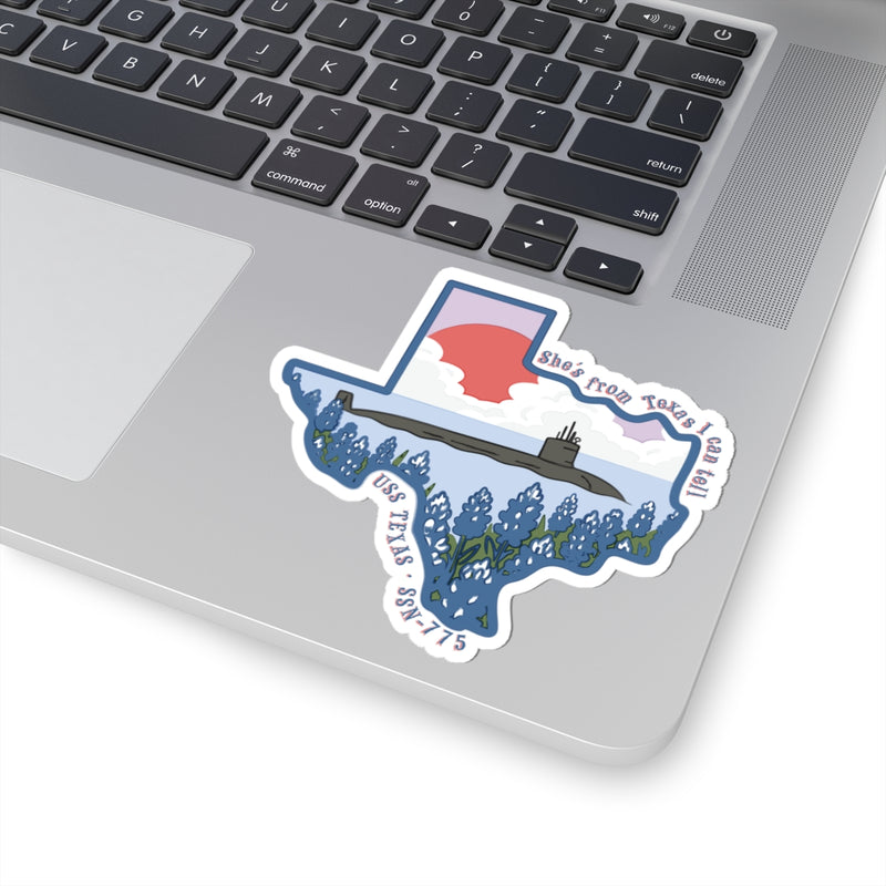 USS Texas FRG Sticker