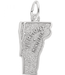 Montpelier Vermont Map Charm - 16Submarines