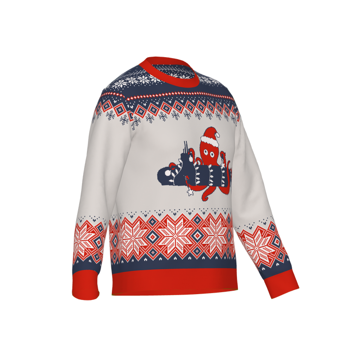 Kraken Christmas Ugly Knit Christmas Sweater