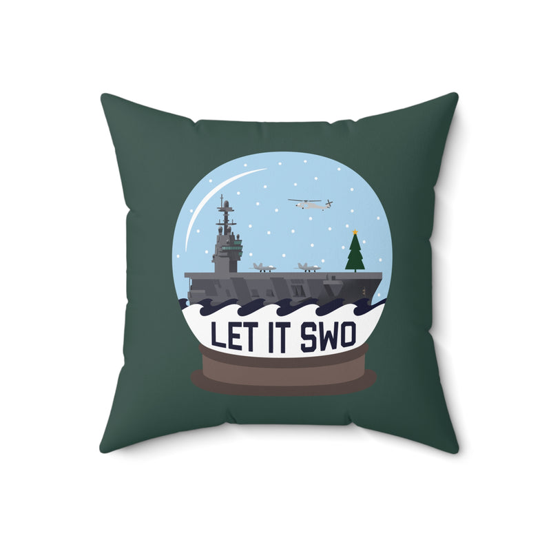 Let It SWO 18x18 Pillow: Carrier