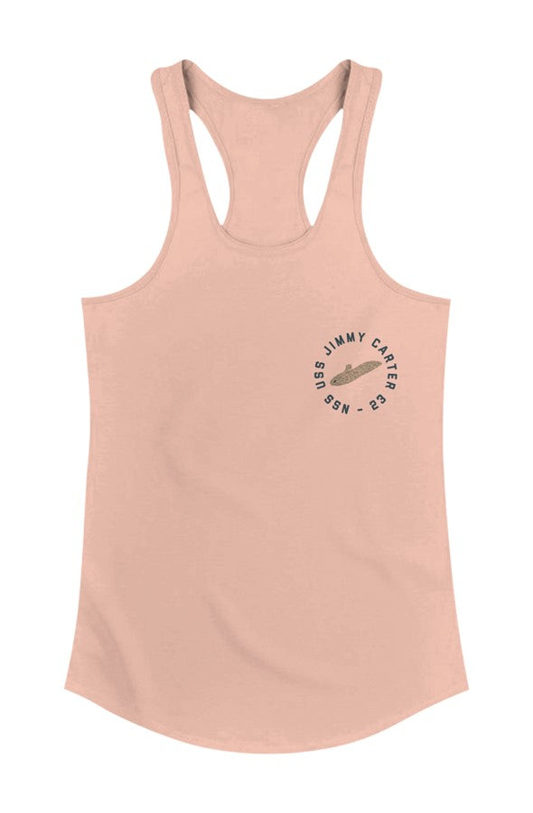 USS Jimmy Carter FRG Womens Racerback Tank