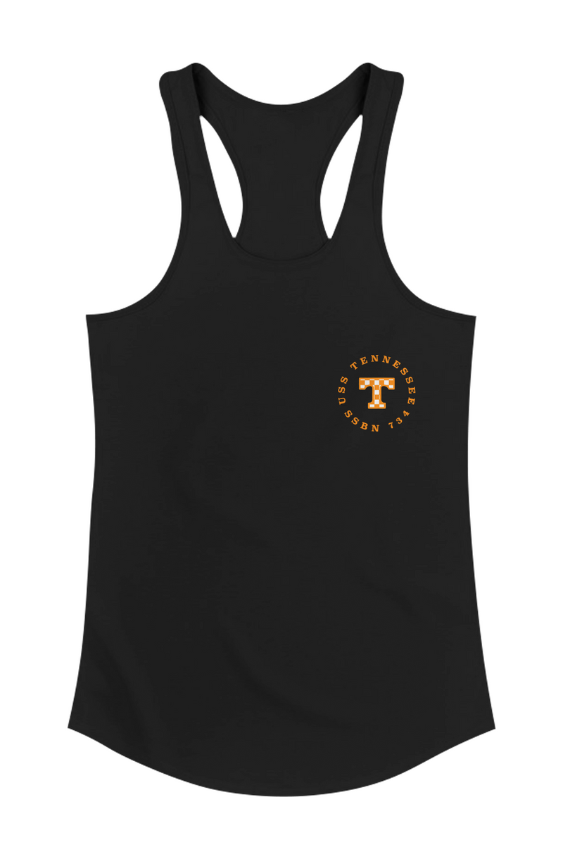 USS Tennessee FRG Womens Racerback Tank