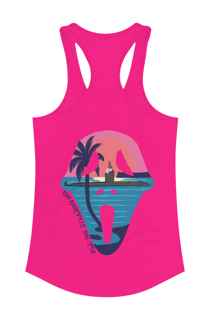 USS Asheville Swag Womens Racerback Tank