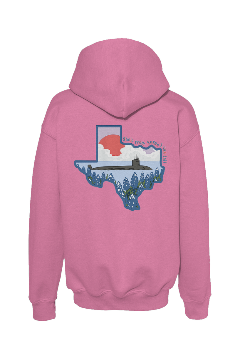 USS Texas FRG Youth Hoodie