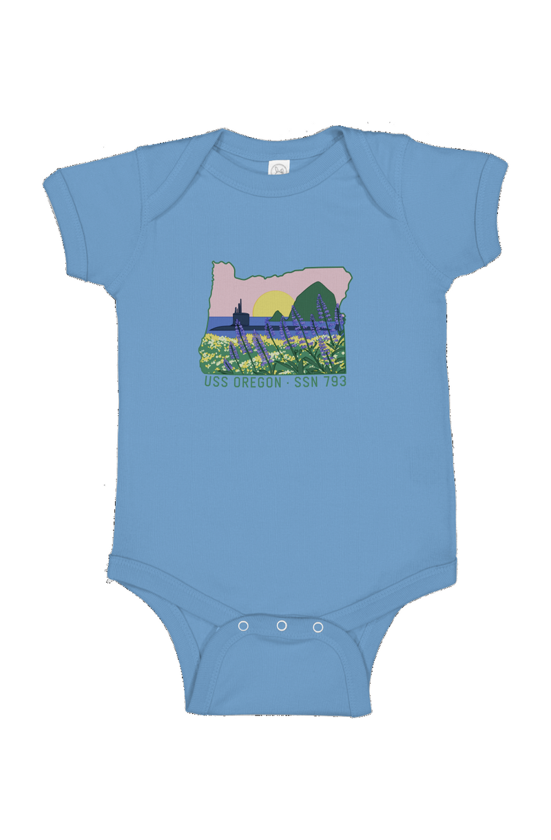 USS Oregon FRG Baby Bodysuit