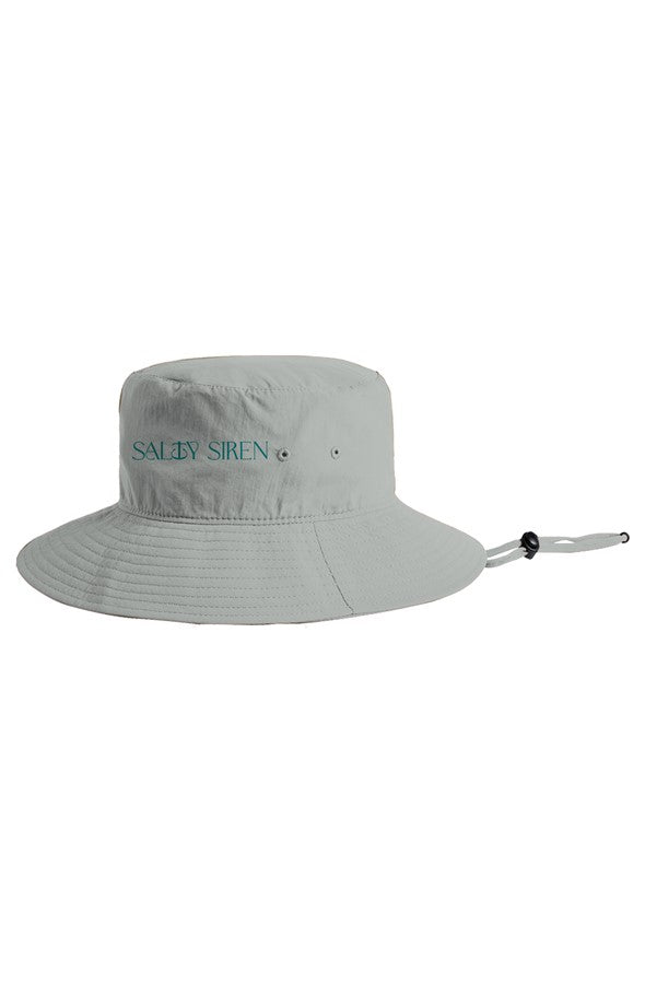 Salty Siren Nylon Wide Brim Bucket Hat