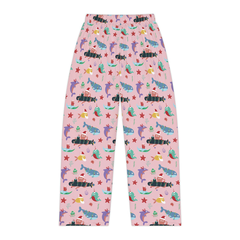 Kraken Christmas Women's Lounge Pants: Pink