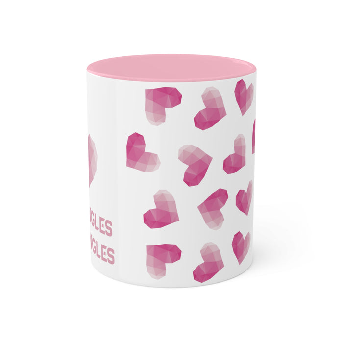 I Love Your Angles And Dangles Pink 11oz Mug