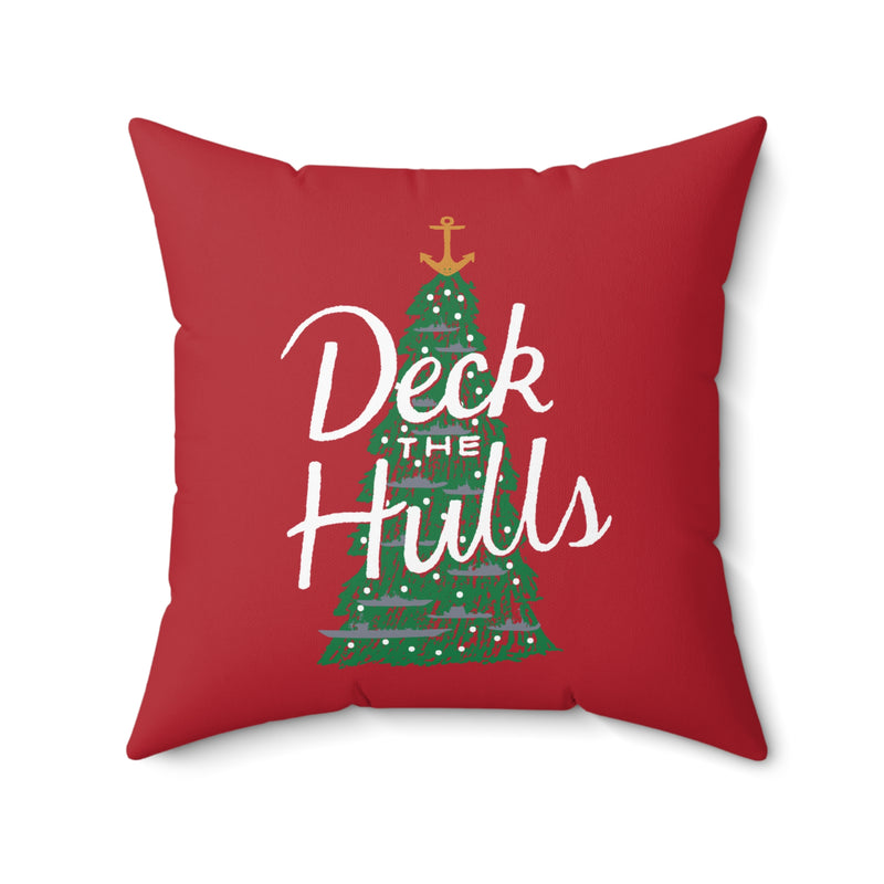 Deck The Hulls 20x20 Pillow: Ships