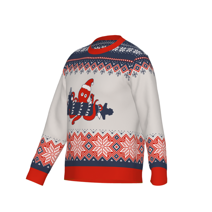 Kraken Christmas Ugly Knit Christmas Sweater