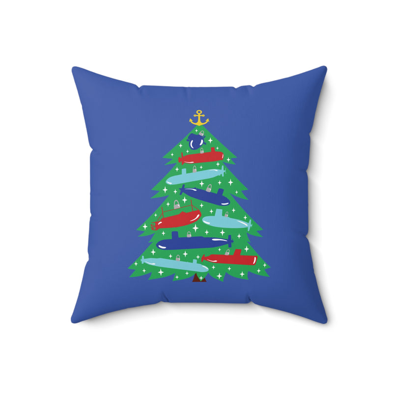 Submarine Tree 18x18 Pillow