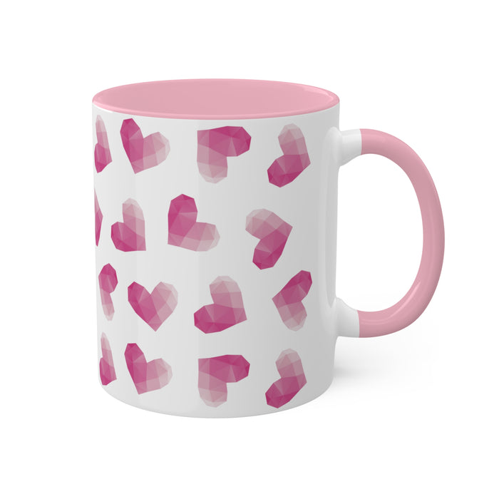 I Love Your Angles And Dangles Pink 11oz Mug