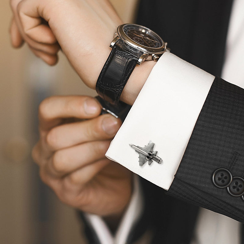 Jet 3D Cufflinks
