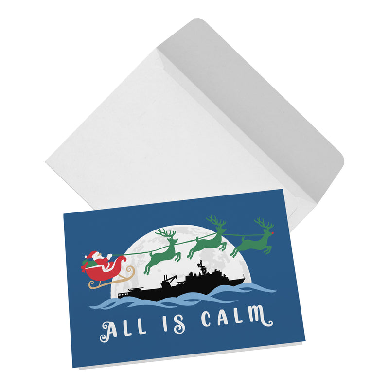 All Is Calm Christmas Card Set: Amphib