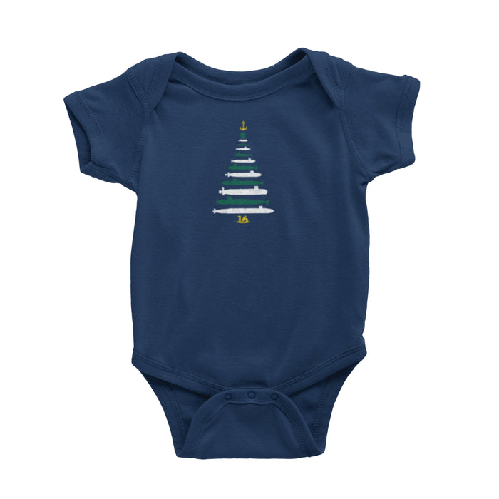 Submarine Tree Baby Onesie