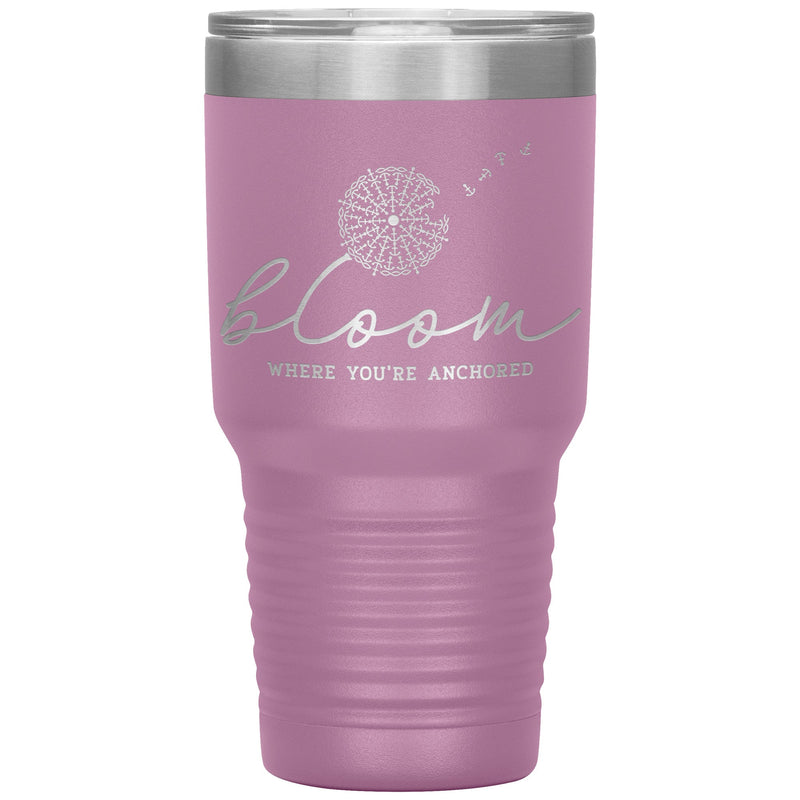 Bloom Where You're Anchored 30oz Insulated Tumbler