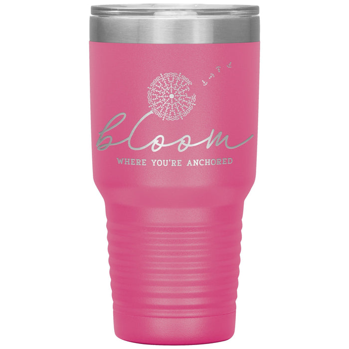 Bloom Where You're Anchored 30oz Insulated Tumbler