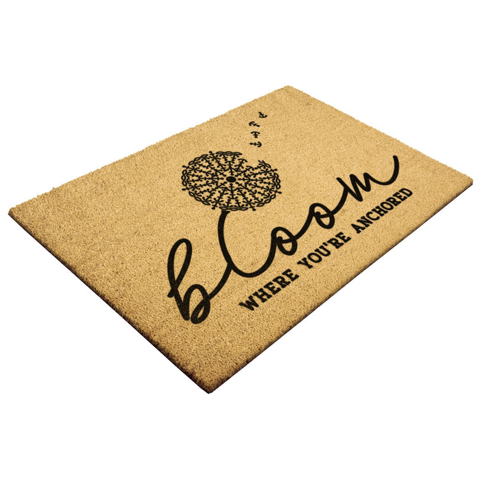 Bloom Where You're Anchored Door Mat