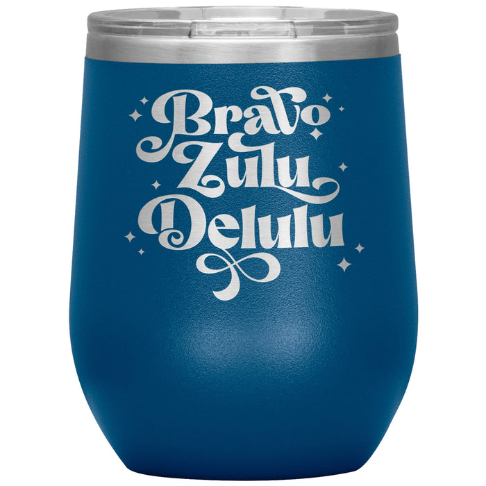 Bloom Where You're Anchored 12oz Wine Insulated Tumbler