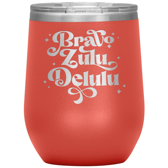 Bloom Where You're Anchored 12oz Wine Insulated Tumbler