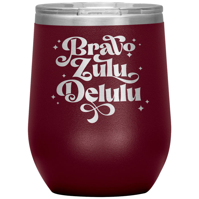 Bloom Where You're Anchored 12oz Wine Insulated Tumbler