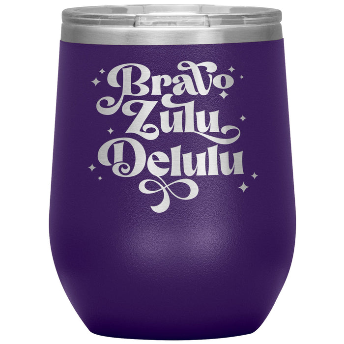 Bloom Where You're Anchored 12oz Wine Insulated Tumbler