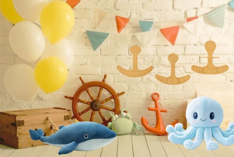 Rattan Anchor Wall Décor