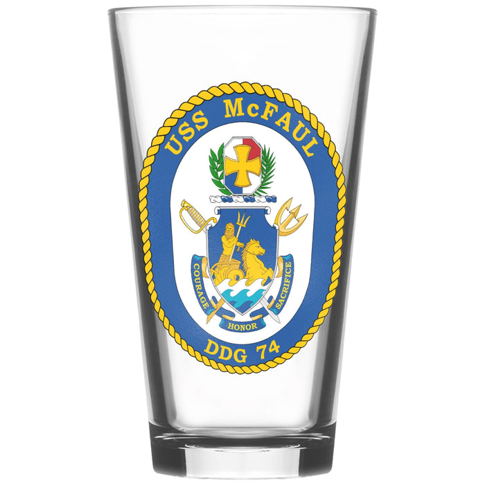 Custom Full Color Surface Crest Pint Glass Set of 2