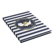 Custom_Navy_Stripe_Hardcover_Journal_Closed_Cover_Angle_Mockup.png