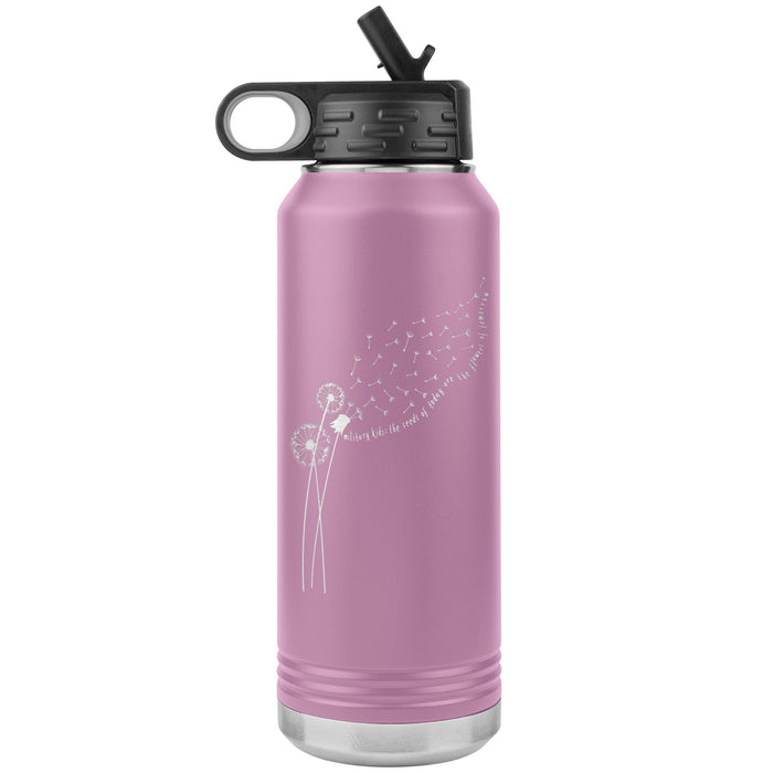 Dandelion Month of the Military Child 32oz Insulated Water Bottle