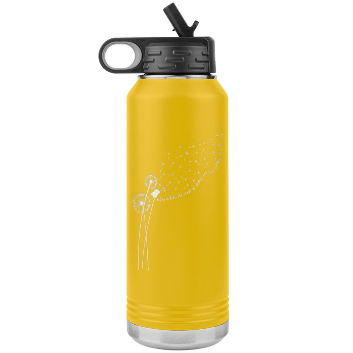 Dandelion Month of the Military Child 32oz Insulated Water Bottle