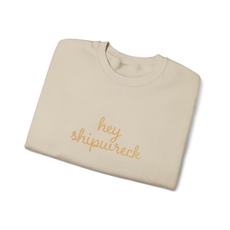Hey Shipwreck Stitched Sweatshirt