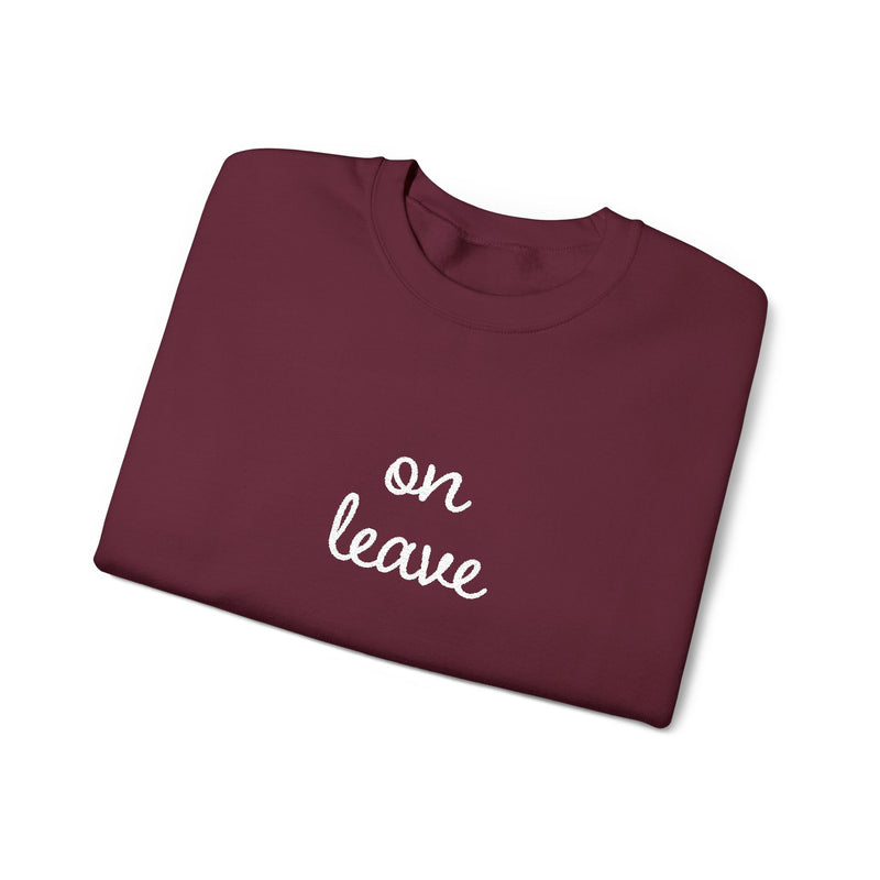 On Leave Stitched Sweatshirt