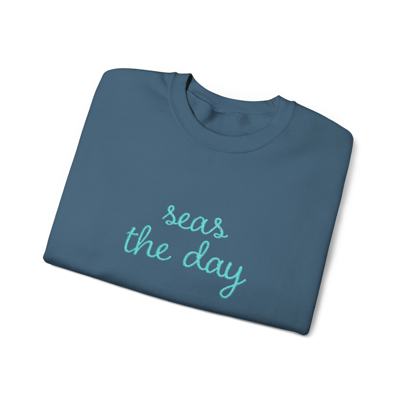Seas The Day Stitched Sweatshirt