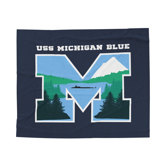 Michigan Blue Blanket