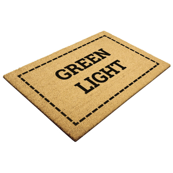 Green Light Door Mat