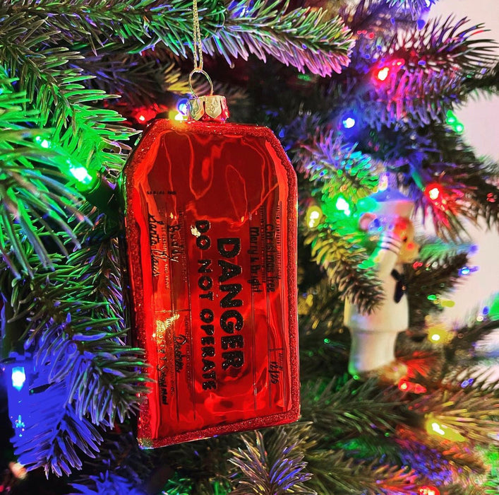 Danger Tag Ornament