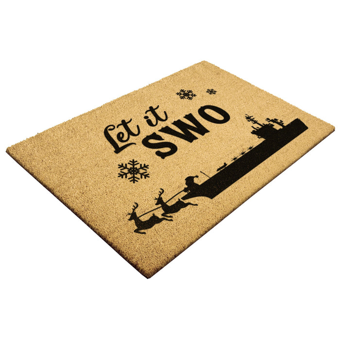 Let It SWO Carrier Door Mat