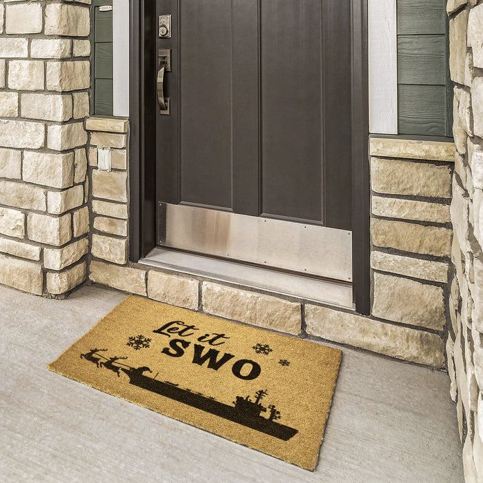 Let It SWO Carrier Door Mat