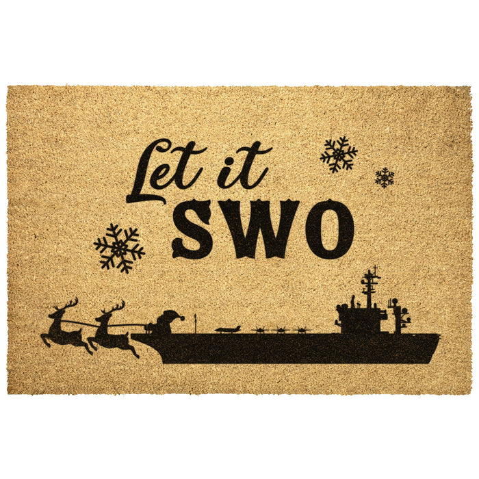 Let It SWO Carrier Door Mat