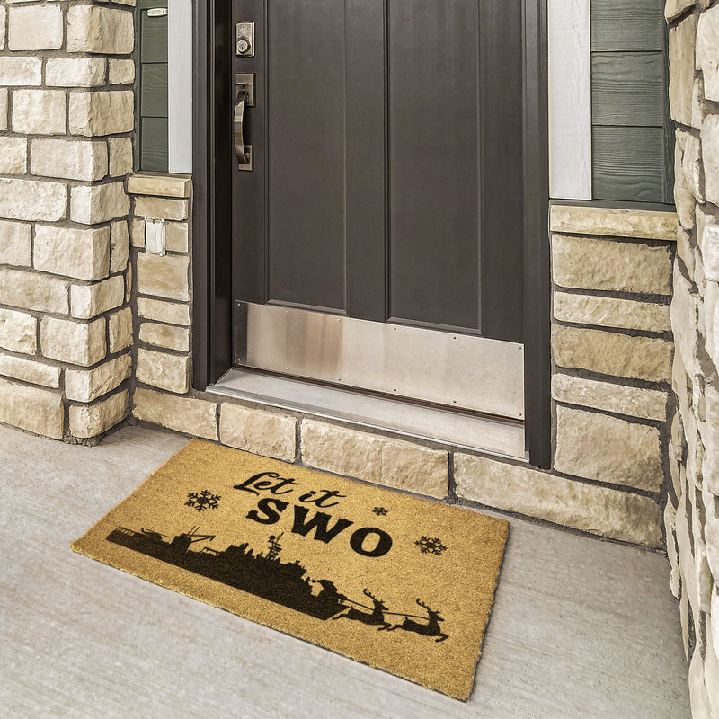 Let It SWO Door Mat: Dock Landing Ship