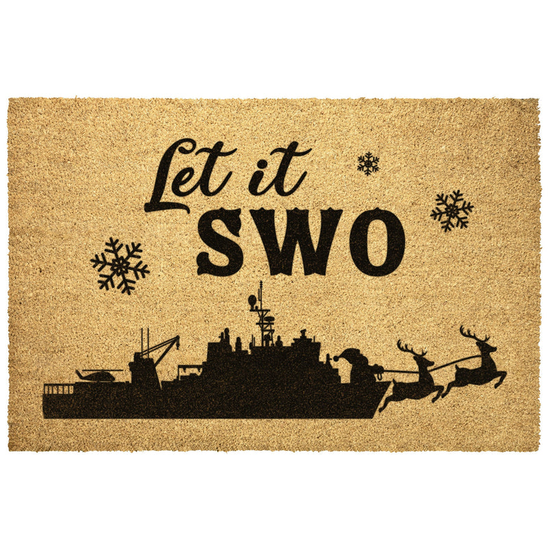 Let It SWO Door Mat: Dock Landing Ship