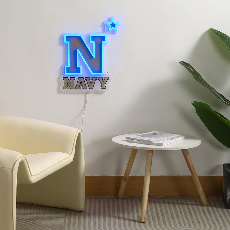Navy Midshipmen LED Neon Sign