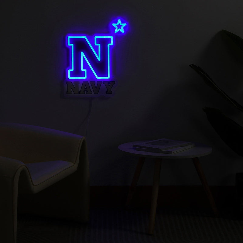 Navy Midshipmen LED Neon Sign