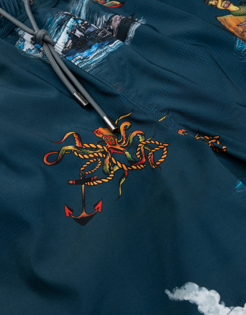 SAILOR STORIES NAVY STRETCH SWIMSUIT